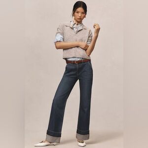 Pilcro The Francais Mid-Rise Cuffed Jeans | Anthropologie Denim | Size 27